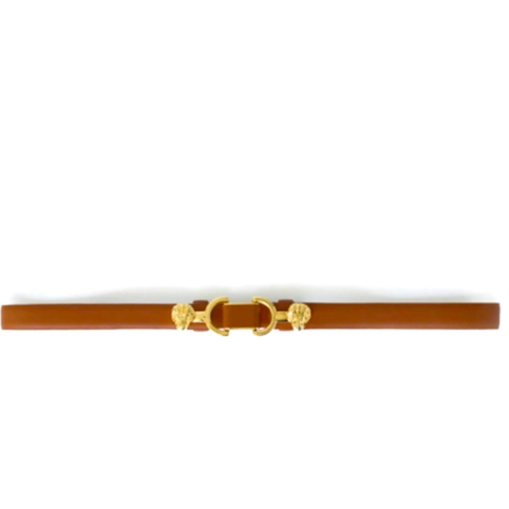 - Maje Brown Leather Belt